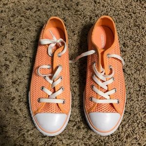 Peach/Orange Converse